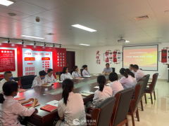 徐州市一院党委书记杜钟祥参加门诊党总支三支部党史学习教育专题组织生活会