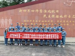 徐州市一院门诊党总支赴大王庄红色教育基地开展党史学习教育