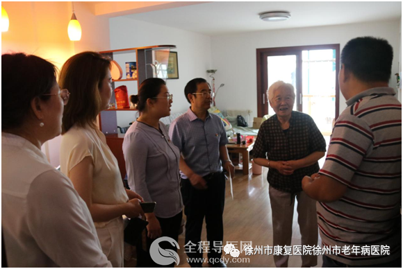 徐州市康复医院党委“七一”前夕走访慰问离休干部